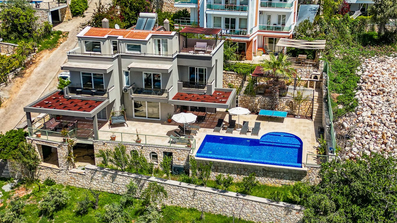 Luksusowa willa z widokiem na morze i basenem Turcja, Kalkan, Kalkan, Kaş, Antalya  300m2 Foto 1