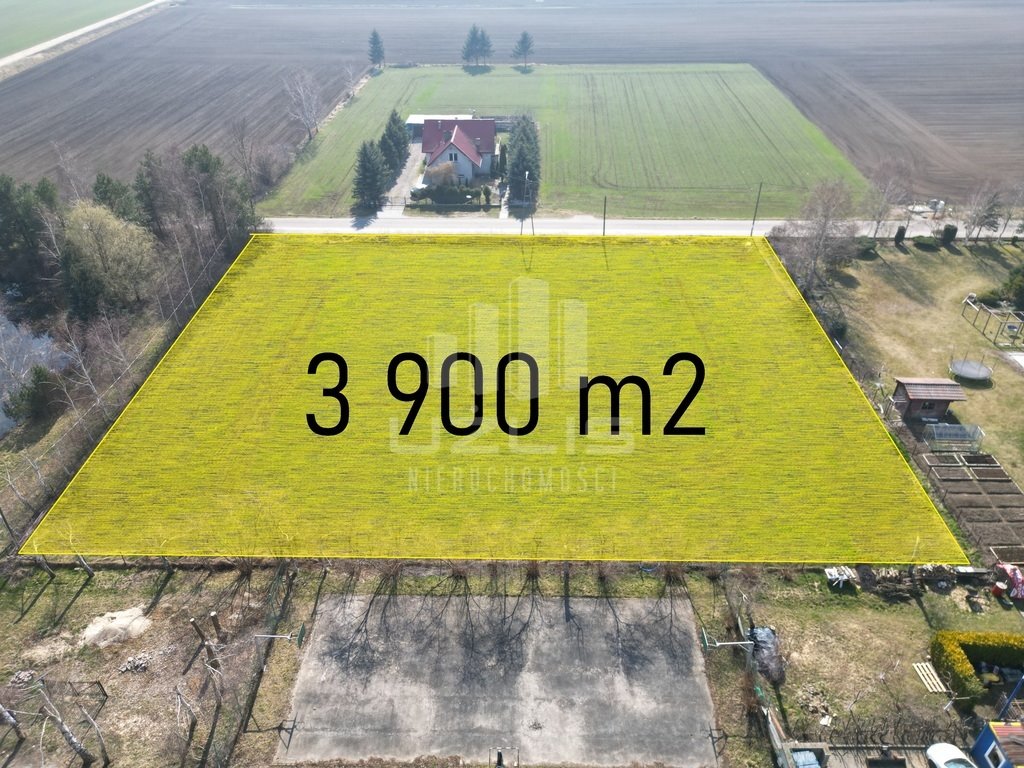 Polecam atrakcyjną działkę 3900 m² z mediami i dojazdem asfaltowym Gnojewo  3 900m2 Foto 1
