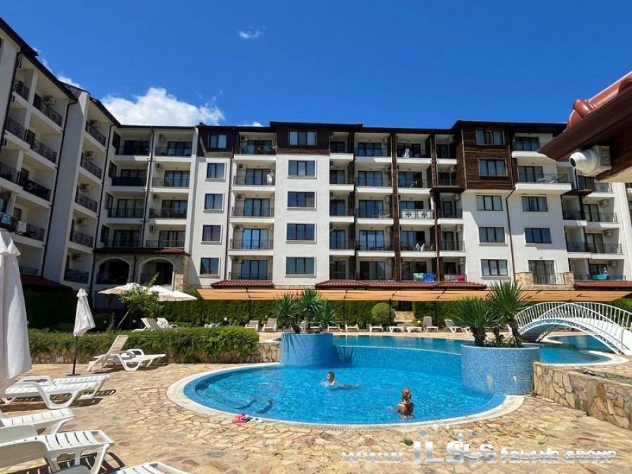 Polecam umeblowany apartament 52 m² z widokiem na basen Bułgaria, Ravda, APOLLON NESSEBAR  52m2 Foto 1