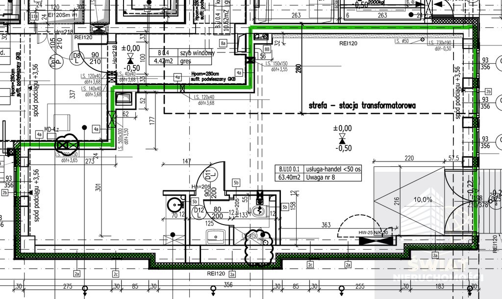 Lokal usługowo-handlowy w centrum Szczecina, 67,2 m2 Szczecin, Centrum  67m2 Foto 1