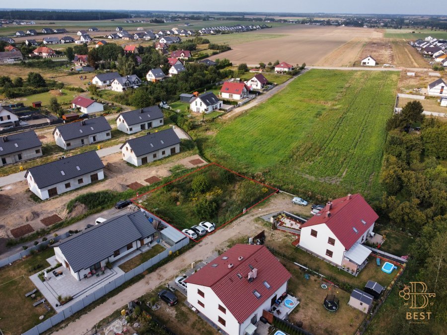 Działka budowlana na sprzedaż Grzędzice, Akacjowa  1 000m2 Foto 4