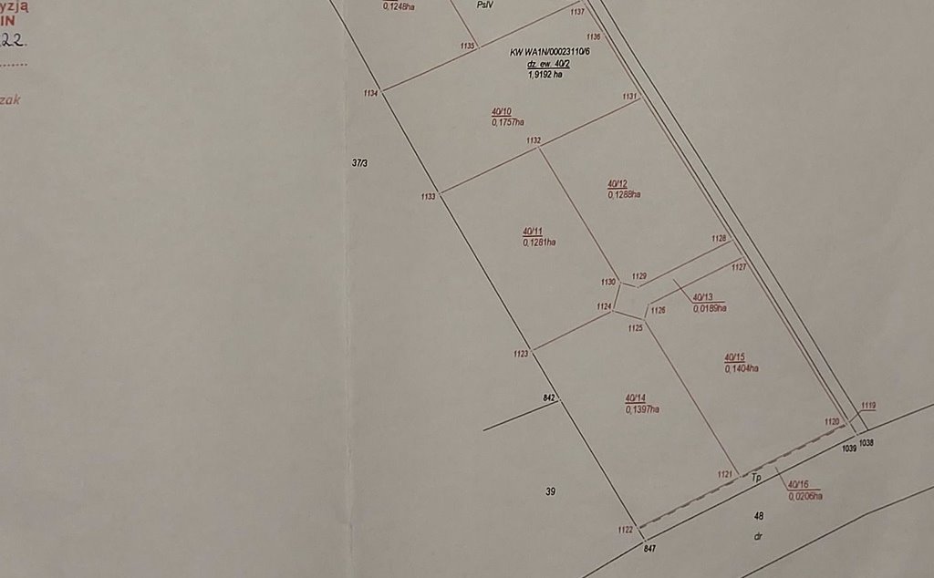 Działka budowlana na sprzedaż Gniewniewice Folwarczne  1 288m2 Foto 2