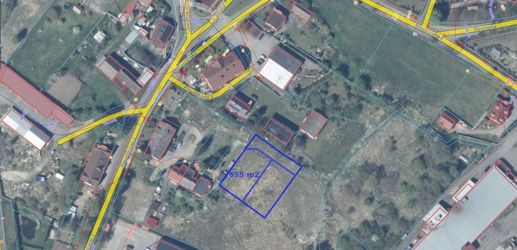 Działka budowlana z mediami, blisko drogi, 655 m² Dobra, Józefa Piłsudskiego  655m2 Foto 1