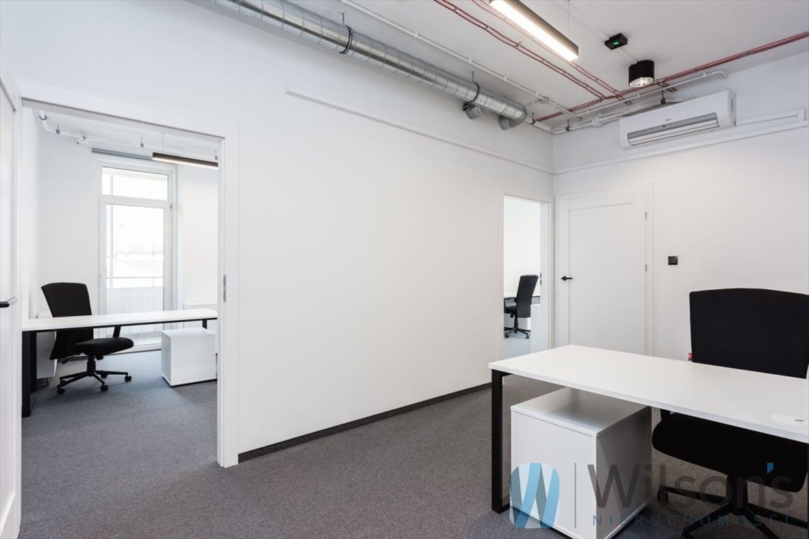 Nowoczesne biuro na Woli z balkonem, klimatyzacją i parkingiem Warszawa, Wola, Żelazna  95m2 Foto 1