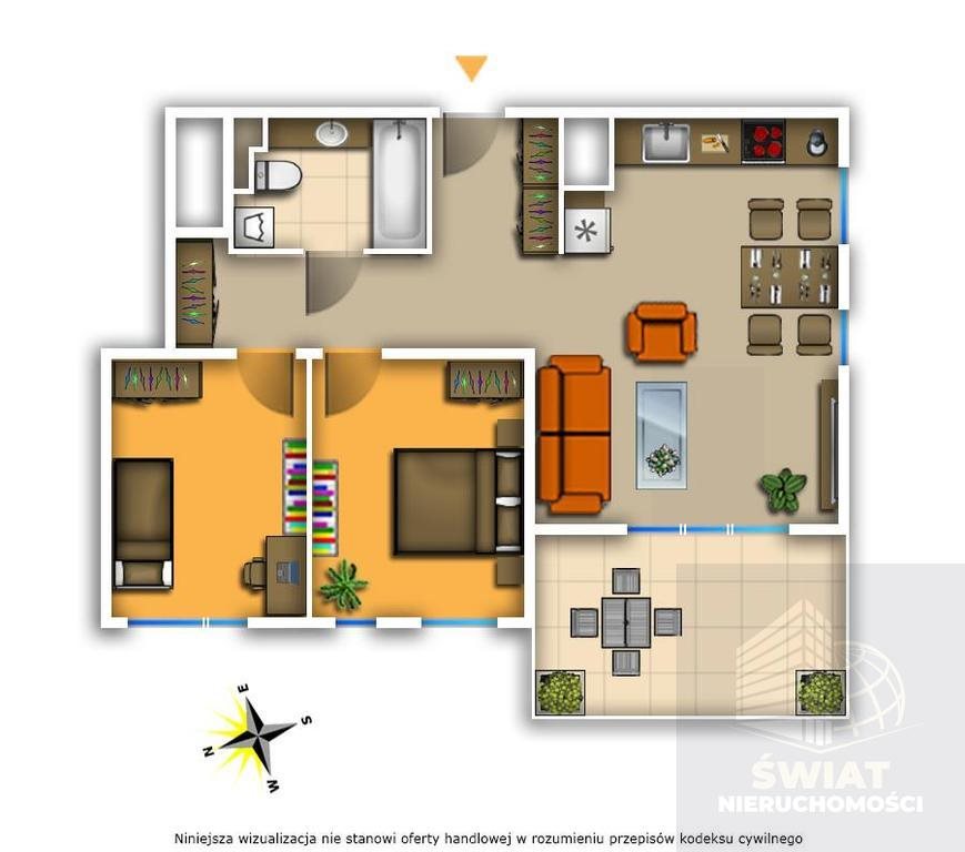 Mieszkanie trzypokojowe na sprzedaż Szczecin, Żelechowa  56m2 Foto 1