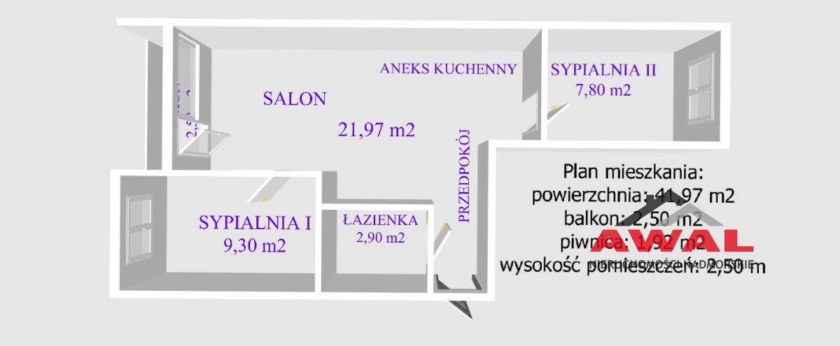 Mieszkanie trzypokojowe na sprzedaż Hel, Leśna  42m2 Foto 15