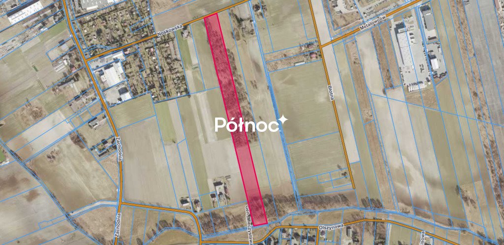 Do sprzedania działka inwestycyjna 27 500 m² z sadami i możliwością zabudowy Kalisz, Noskowska  27 500m2 Foto 1