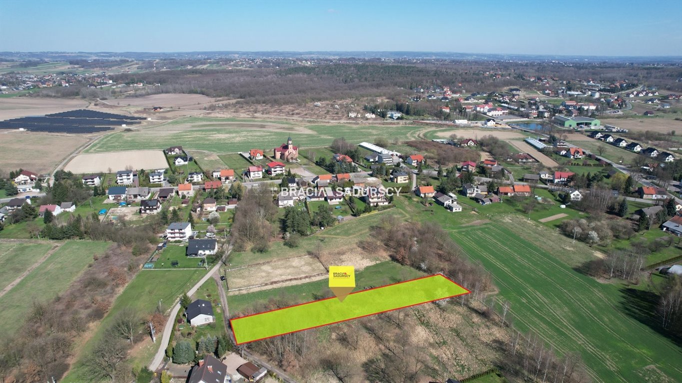 Działka 17 arów w Wołowicach z mediami i planem zabudowy Wołowice, Wiosenna  1 700m2 Foto 1