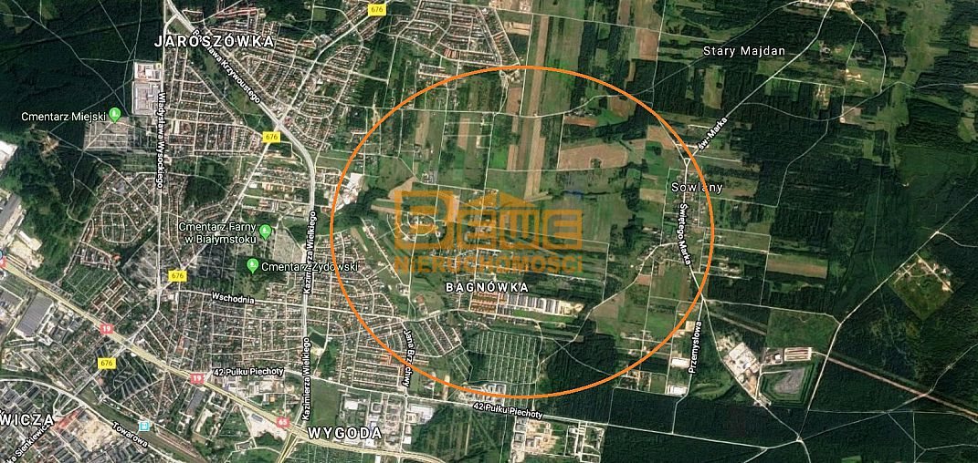 Duża działka inwestycyjna 10 914 m² z planem rozwoju Białystok, Bagnówka  10 914m2 Foto 1