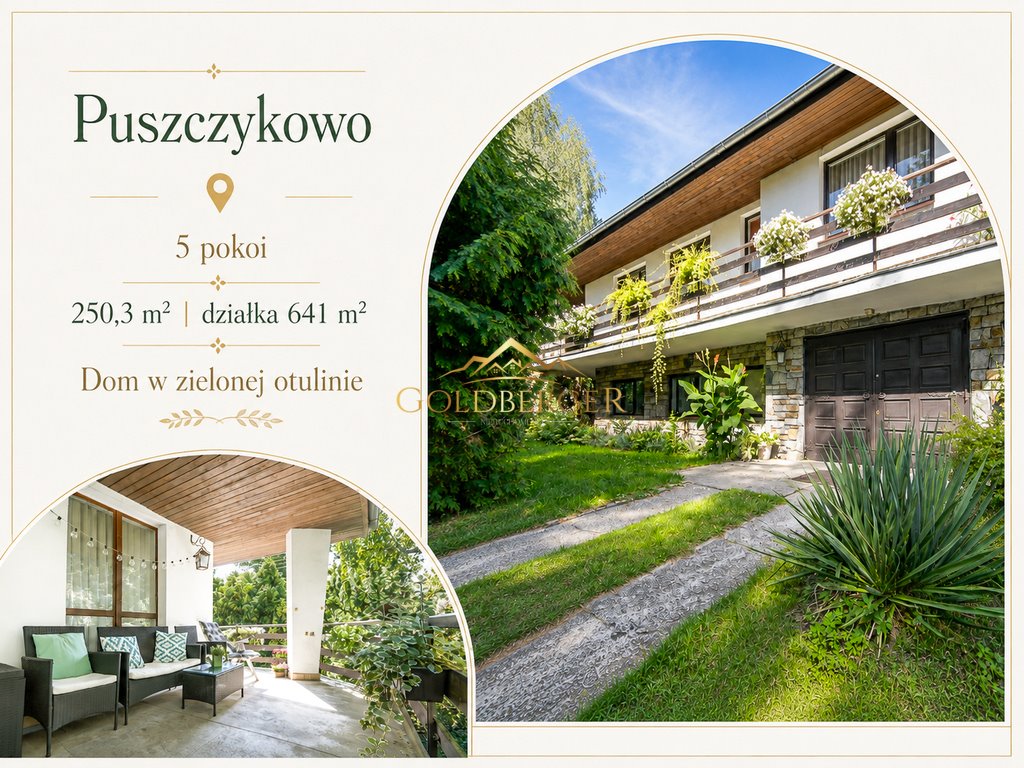 Do sprzedania przestronny dom 250 m² z ogrodem w Puszczykowie Puszczykowo, Leśna  250m2 Foto 1