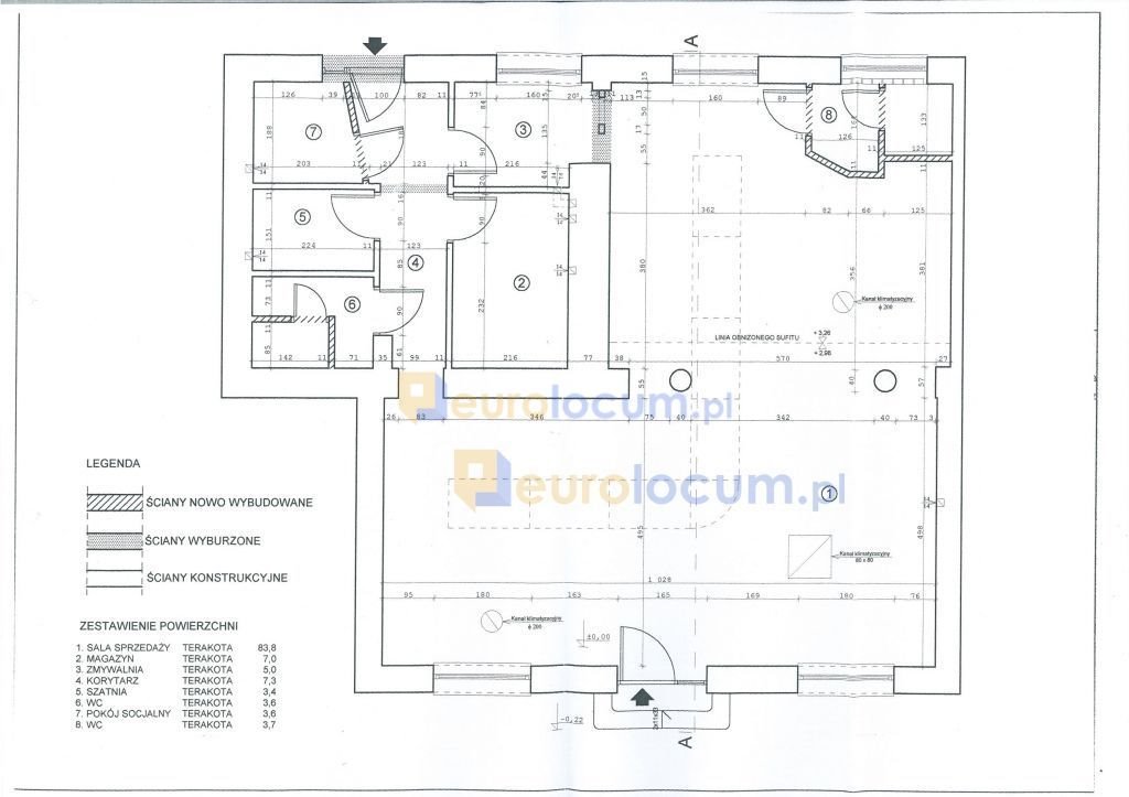 Lokal użytkowy na wynajem Kielce, Centrum, Centrum  120m2 Foto 4