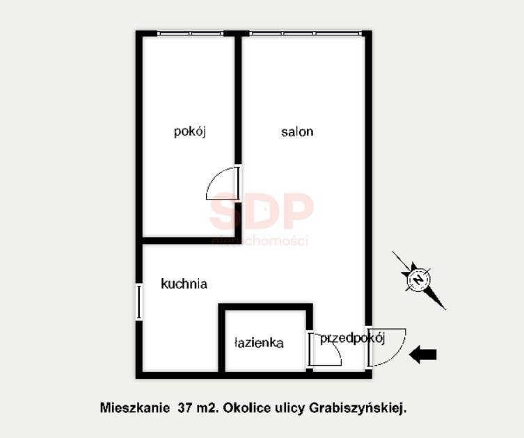 Mieszkanie dwupokojowe na sprzedaż Wrocław, Fabryczna, Grabiszyn, Szpitalna  39m2 Foto 10