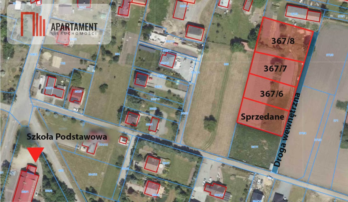 Działka budowlana w Olesznej, 1039 m², blisko szkoły Oleszna  1 039m2 Foto 1