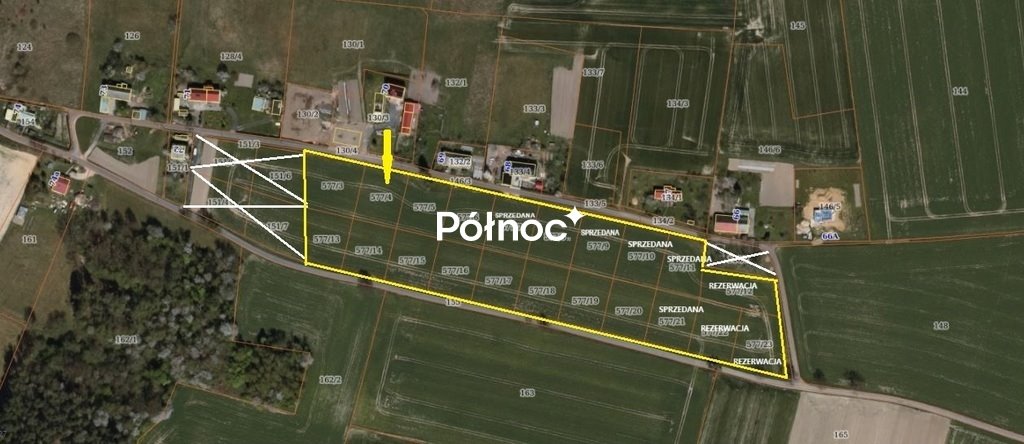 Działka budowlana 1462 m² z pełnym uzbrojeniem (woda, kanalizacja, prąd) Żeliszów  1 462m2 Foto 1