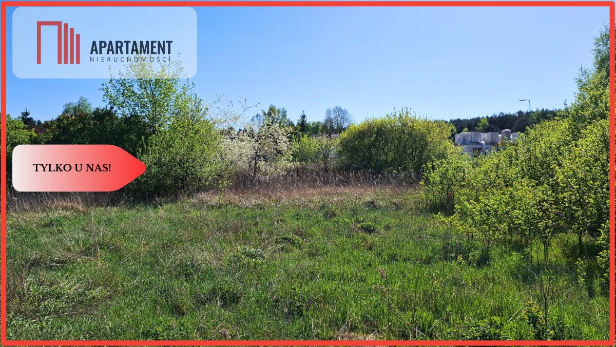 Działka pod dom w Niwach – 1112 m², media, prywatność Niwy, Mazurska  1 112m2 Foto 1