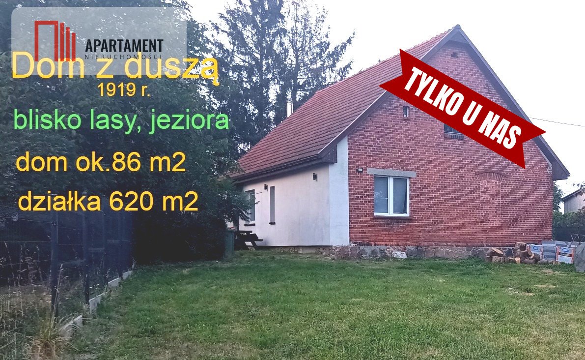 Urokliwy dom z duszą z 1919 r. na solidnych fundamentach Więcbork  86m2 Foto 1