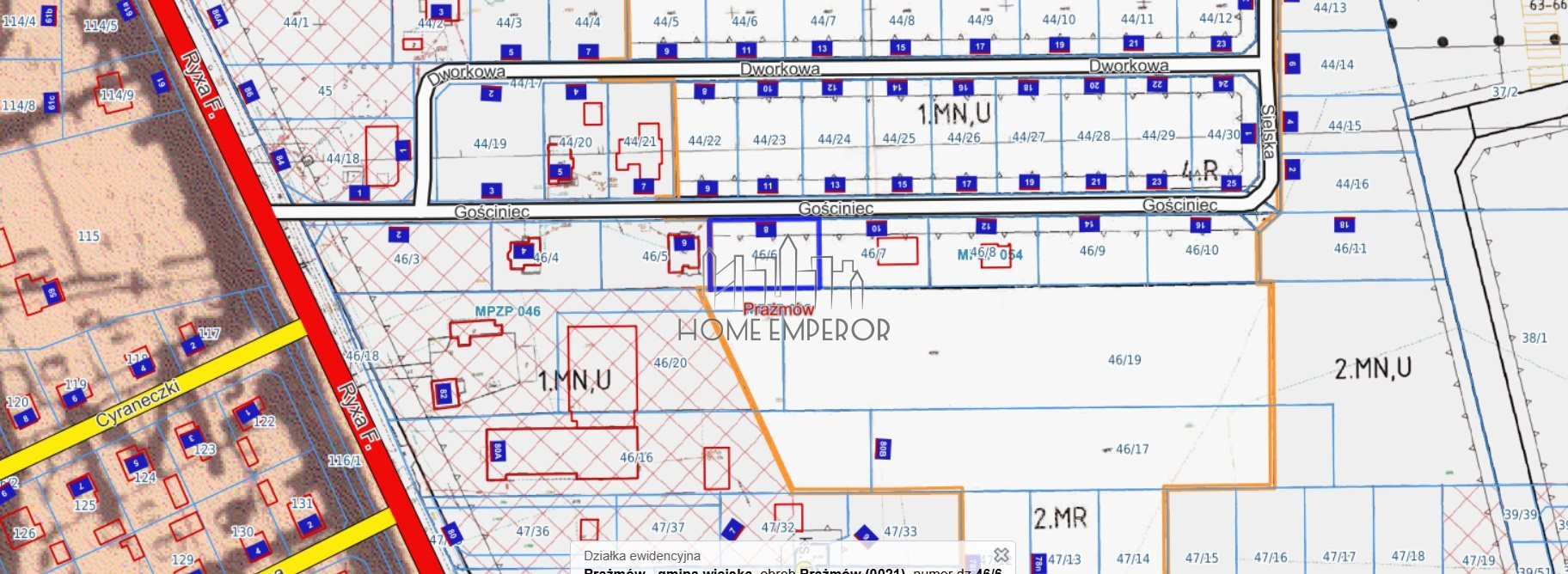 Działka budowlana na sprzedaż Prażmów, Gościniec  1 000m2 Foto 1