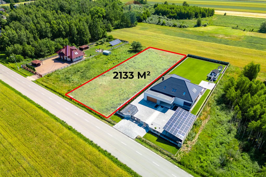 Działka budowlana na sprzedaż Wola Rakowa, Brzezińska  2 133m2 Foto 1