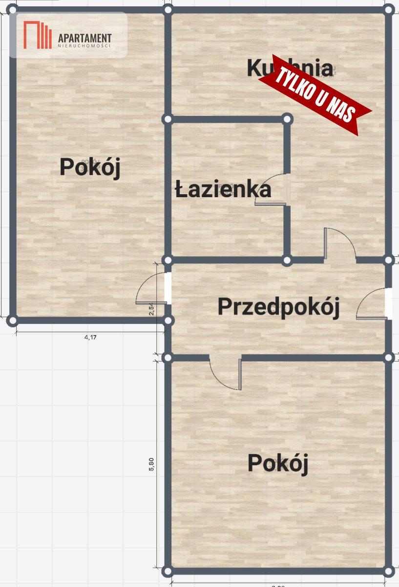 Mieszkanie dwupokojowe na sprzedaż Debrzno  68m2 Foto 17