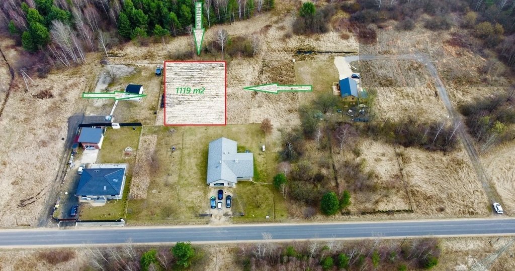 Działka 1119 m² w Poraju, media w drodze - polecam! Kuźnica Stara, Kuźnica-Folwark  1 119m2 Foto 1