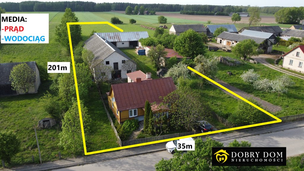 Urokliwe siedlisko z dużą działką i murowanymi budynkami - polecam! Jatwieź Duża  75m2 Foto 1