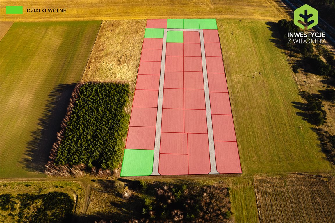 Działki 801 m² przy lesie w Siemianicach - polecam Siemianice, Działki na nowym osiedlu przy lesie  801m2 Foto 1