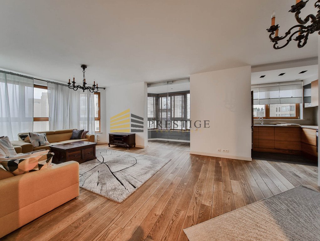 Wynajmę nowoczesne 83 m² apartament z widokiem na Warszawę Warszawa, Śródmieście, Zygmunta Słomińskiego  83m2 Foto 1