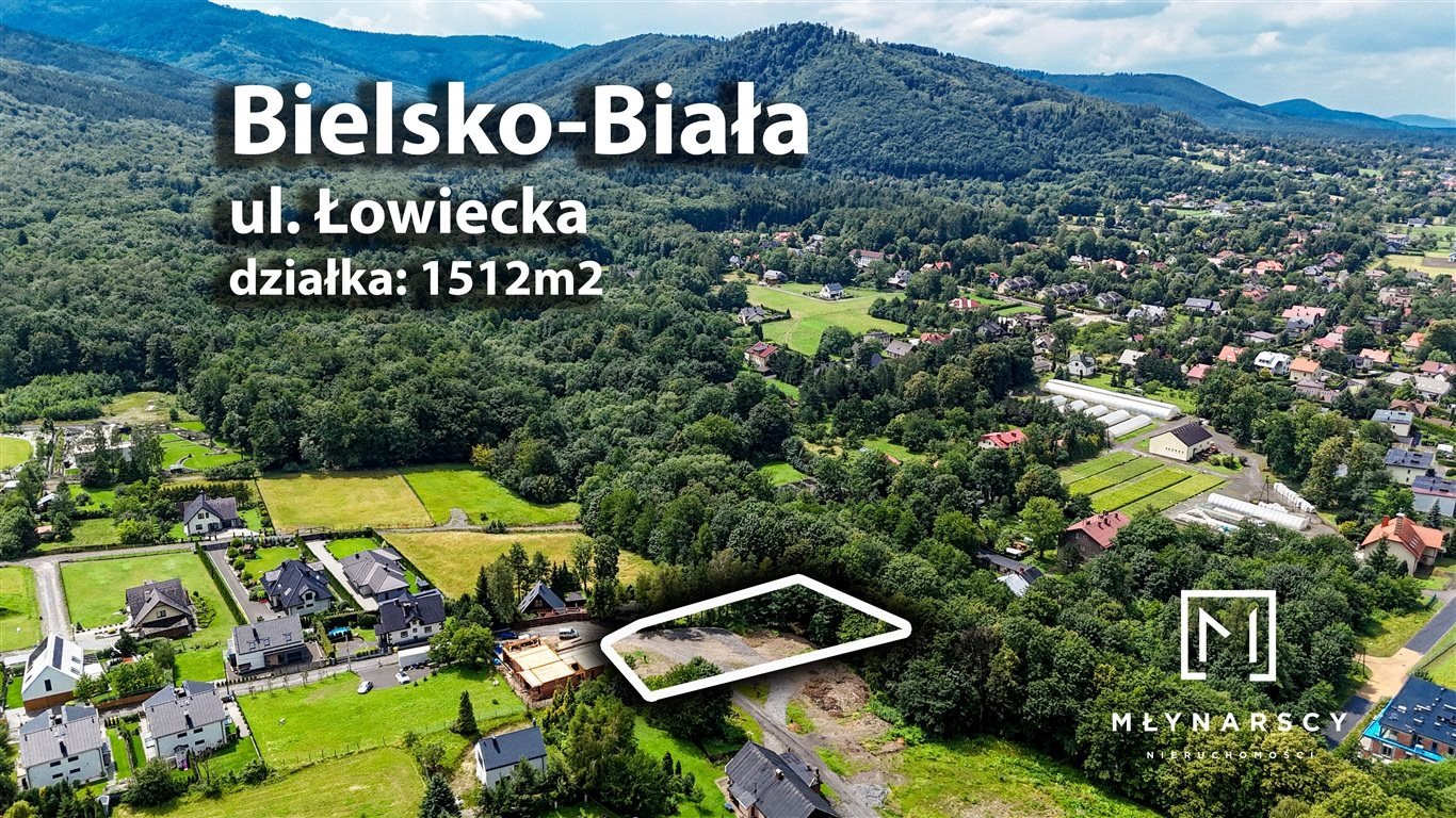 Działka budowlana na sprzedaż Bielsko-Biała, Kamienica  1 512m2 Foto 3