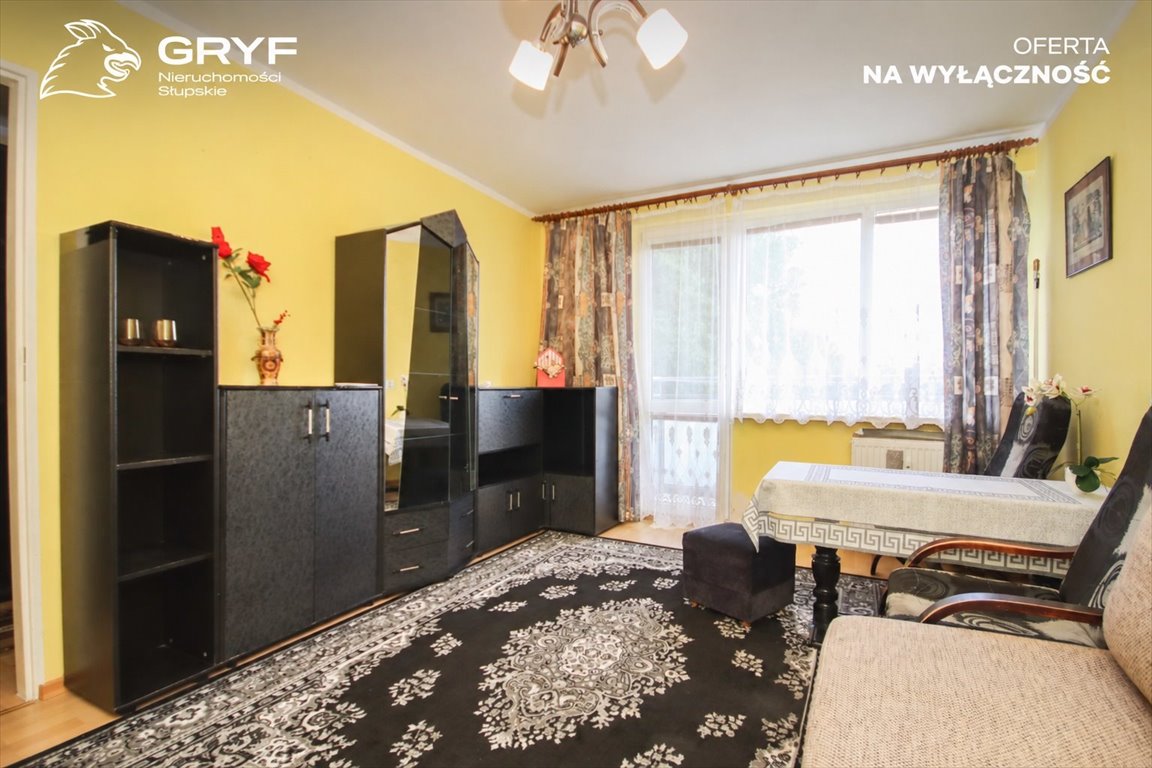 3-pokojowe mieszkanie 44,3 m² z balkonem (do remontu) w Słupsku Słupsk, Garncarska  44m2 Foto 1