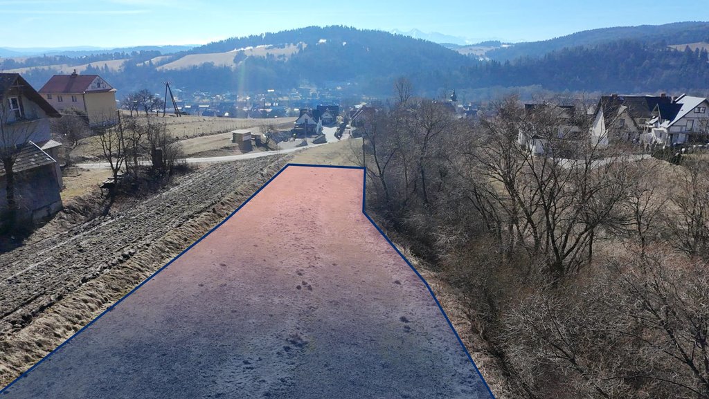 Na sprzedaż działka budowlana 2077 m² w Sromowcach Wyżnych Sromowce Wyżne  2 077m2 Foto 1