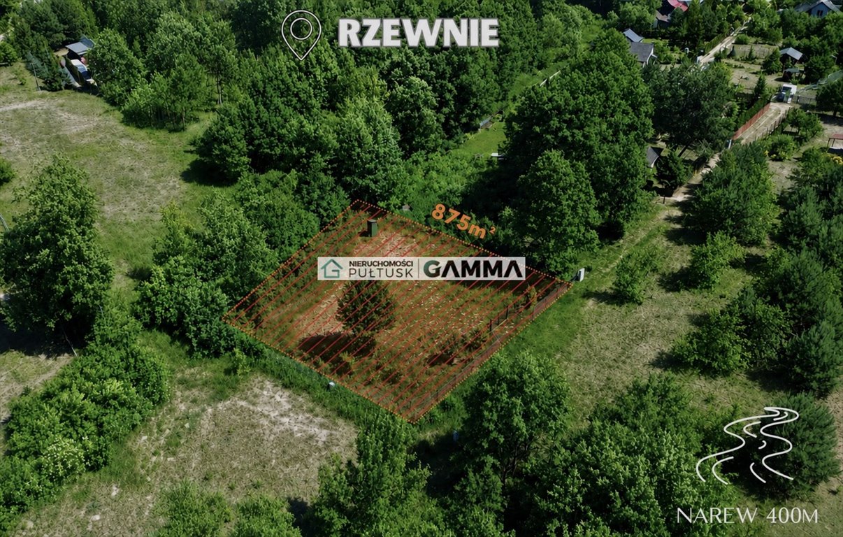Działka 875 m² w Orłowie - cicha okolica i blisko rzeki Orłowo, Orłowo, 388  875m2 Foto 1