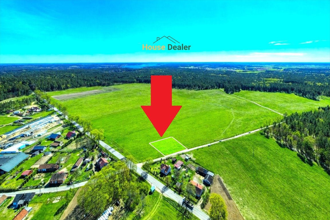 Działka 1560 m² z mediami, MPZP, jeziora w pobliżu Dobry Lasek  1 560m2 Foto 1