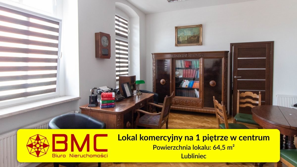Przestronny lokal biurowy z klimatem i dużą piwnicą polecam! Lubliniec, Powstańców Śląskich  93m2 Foto 1