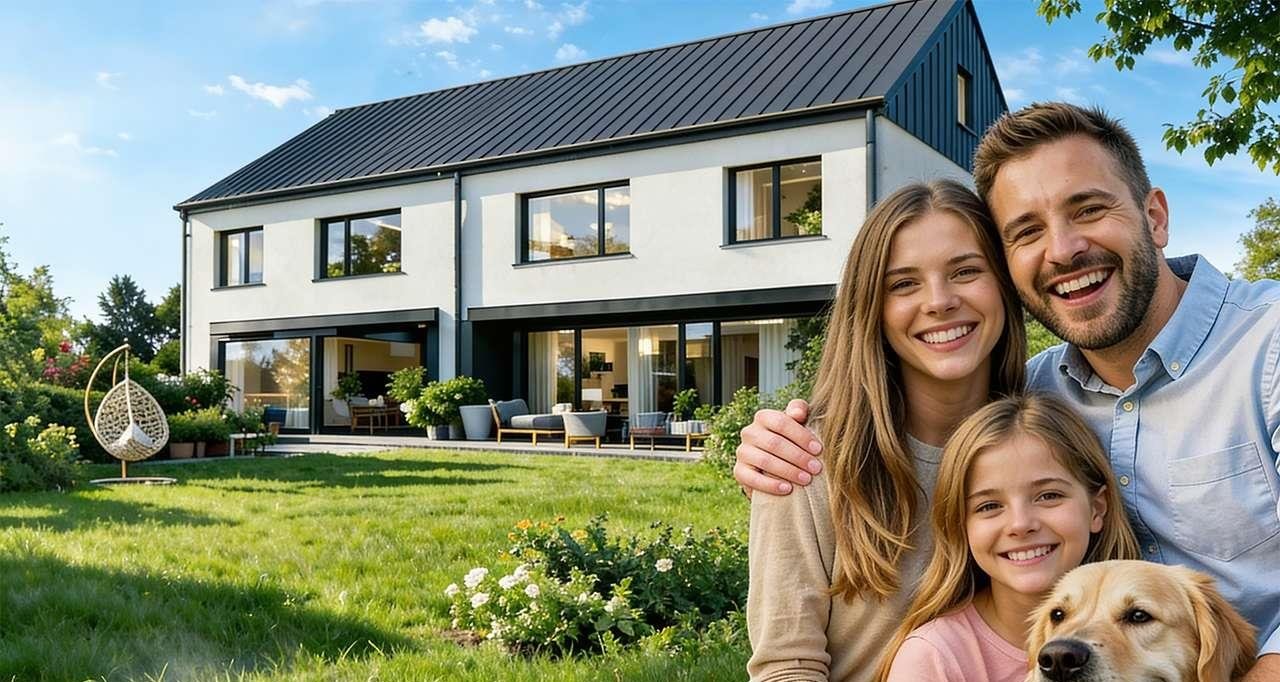 Elegancki bliźniak 129 m² z dużym ogrodem i jasną strefą dzienną Mościska  129m2 Foto 1