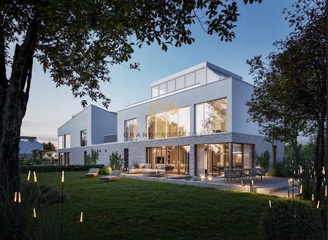 Nowoczesny dom bliźniaczy 252 m2 z ogrodem i rekuperacją Warszawa, Wilanów  252m2 Foto 1