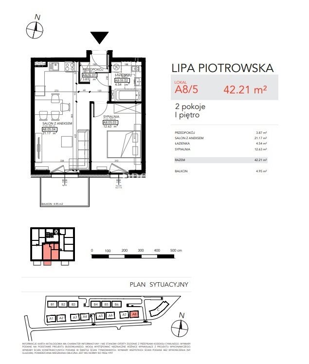 Mieszkanie dwupokojowe na sprzedaż Wrocław, Psie Pole, Lipa Piotrowska  42m2 Foto 2