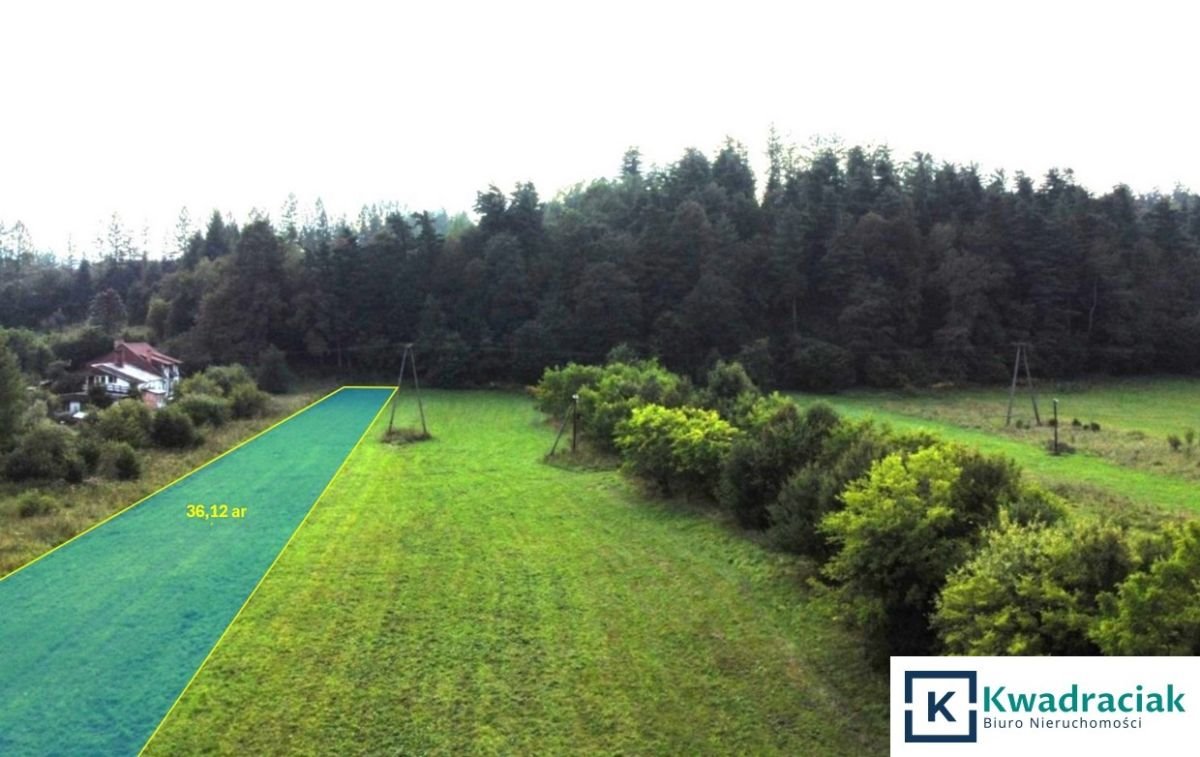 Działka 36 ar z widokami - inwestycja lub dom w Lesku Huzele  36m2 Foto 1