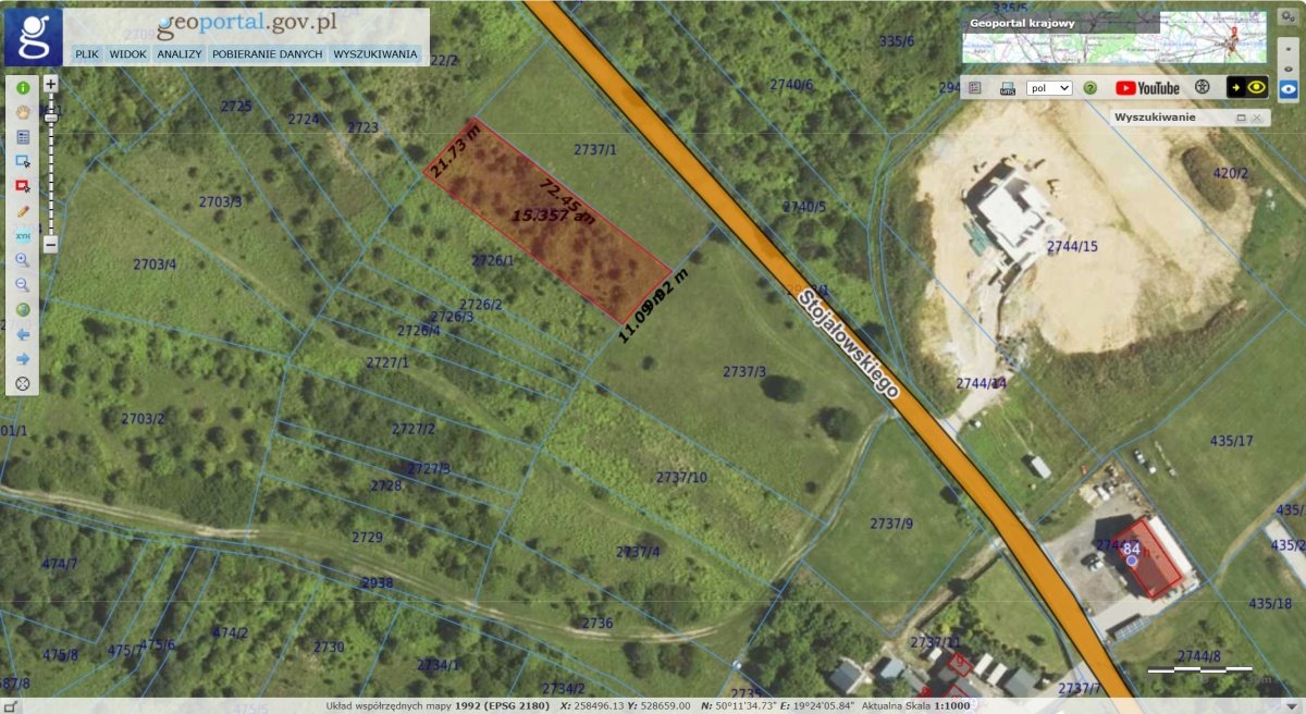 Działka budowlana na sprzedaż Trzebinia, Trzebinia, Stojałowskiego  1 569m2 Foto 1