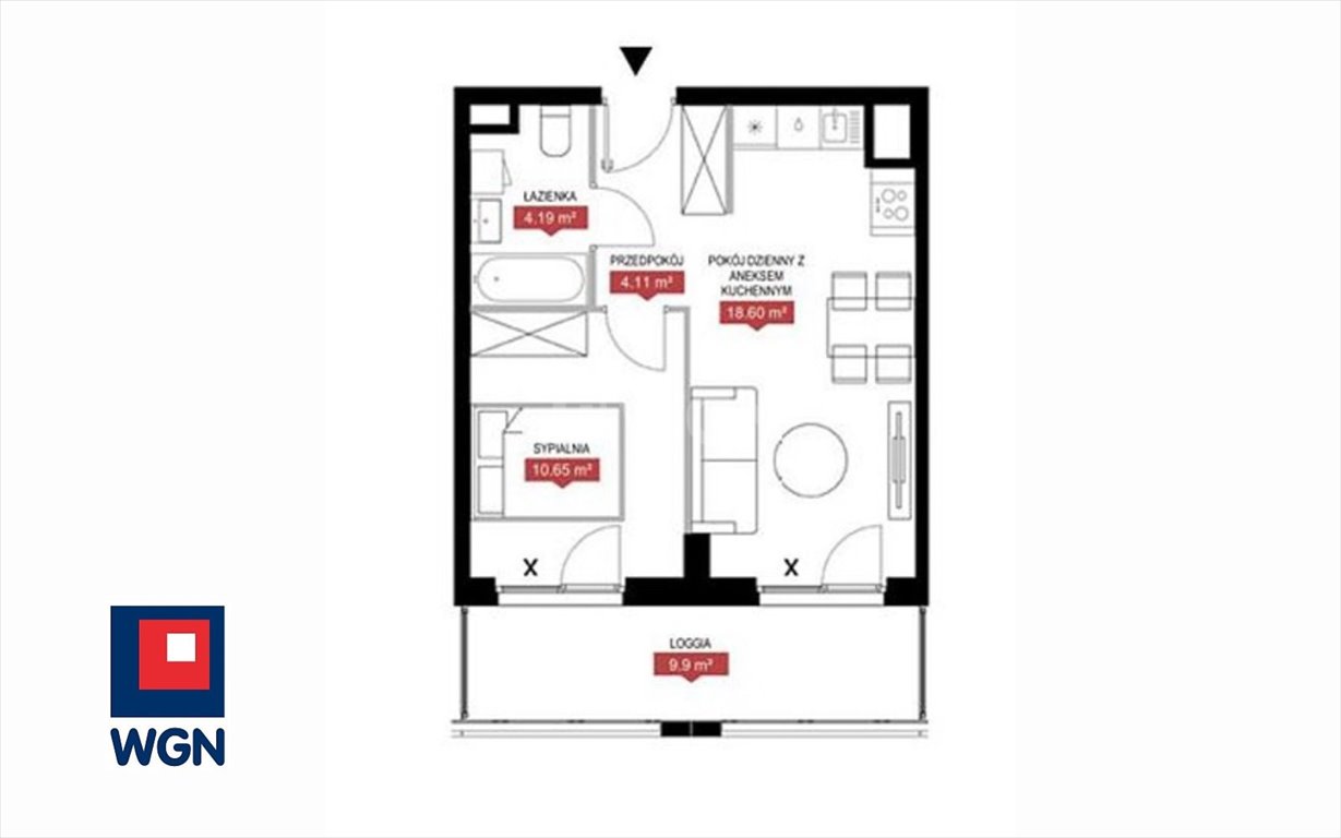 Mieszkanie dwupokojowe na sprzedaż Warszawa, Mokotów, Wołoska  38m2 Foto 1