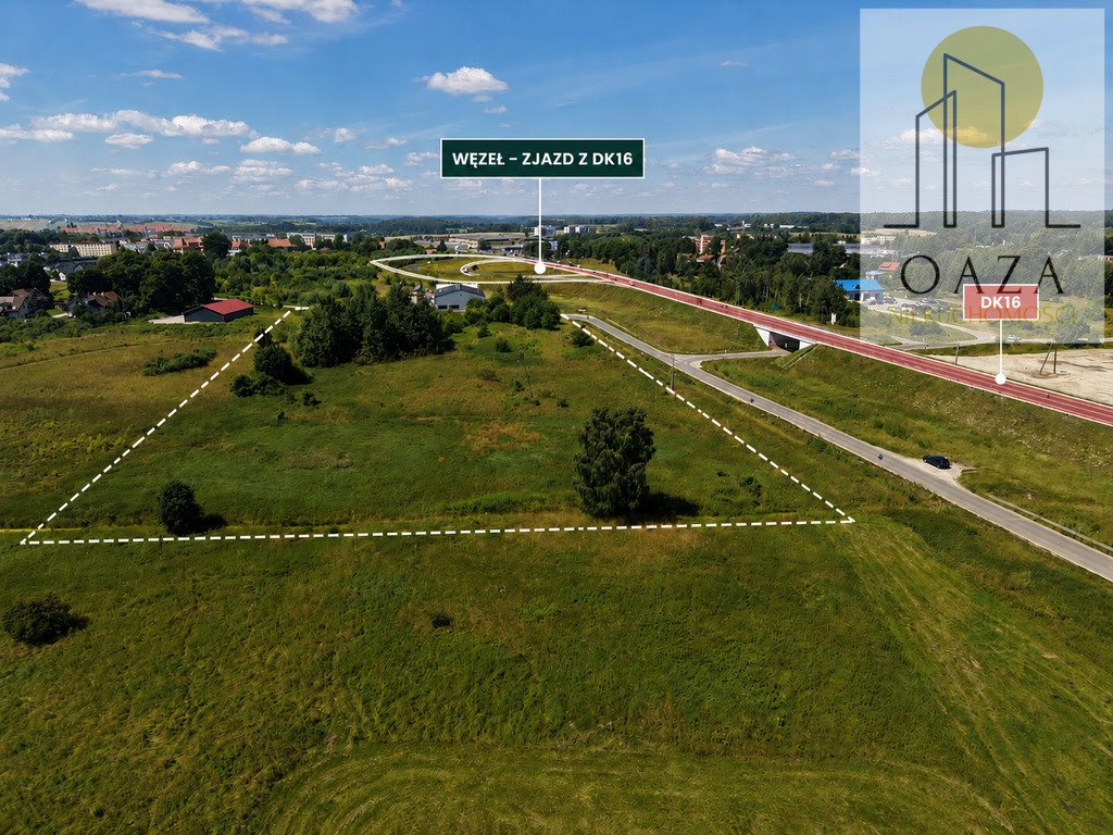 Na sprzedaż działka inwestycyjna 17 131 m² przy DK16 w Barczewie Barczewo, Wiśniowa  17 131m2 Foto 1