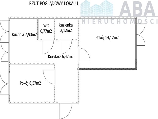 Mieszkanie dwupokojowe na sprzedaż Turek, Legionów Polskich  38m2 Foto 6