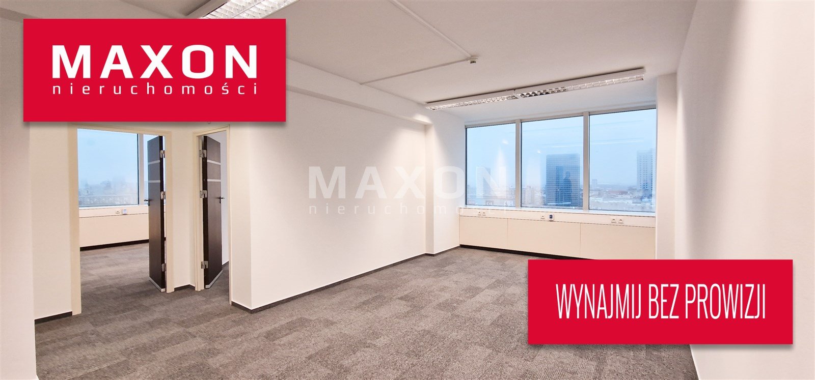 Przestronne biuro 260 m2 z widokiem w centrum Warszawy Warszawa, Śródmieście, Al. Jerozolimskie  260m2 Foto 1