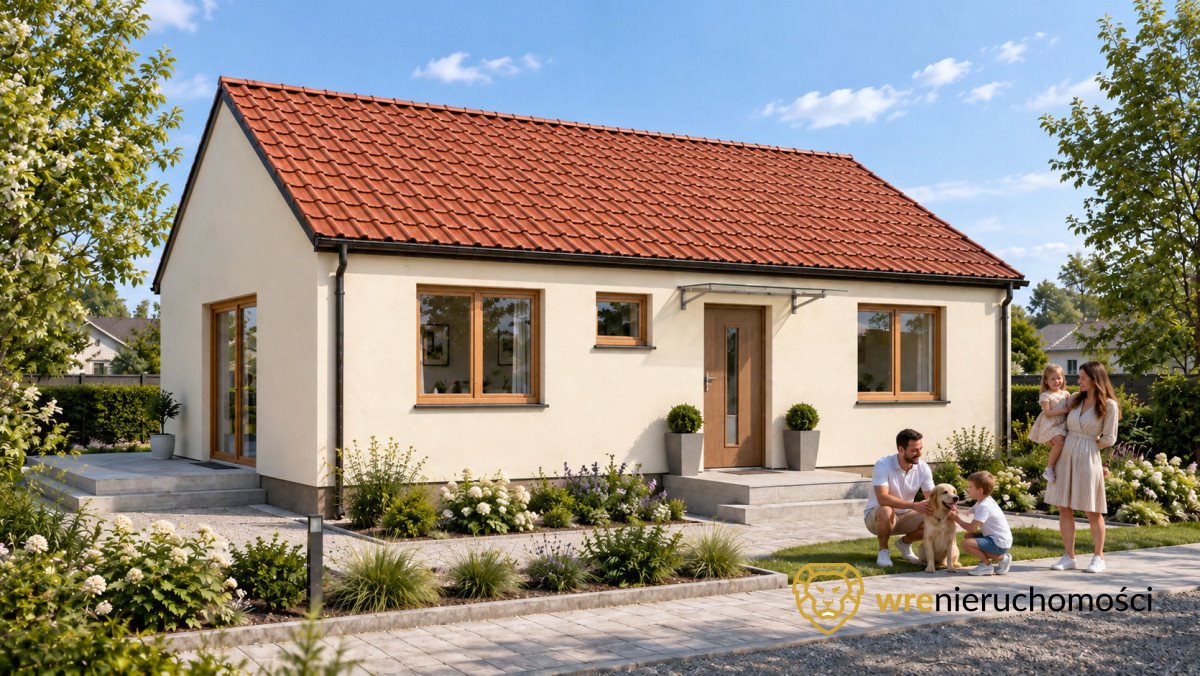 Polecam nowoczesny dom parterowy 80 m² z działką 564 m² w Piotrowicach Piotrowice, Główna  80m2 Foto 1
