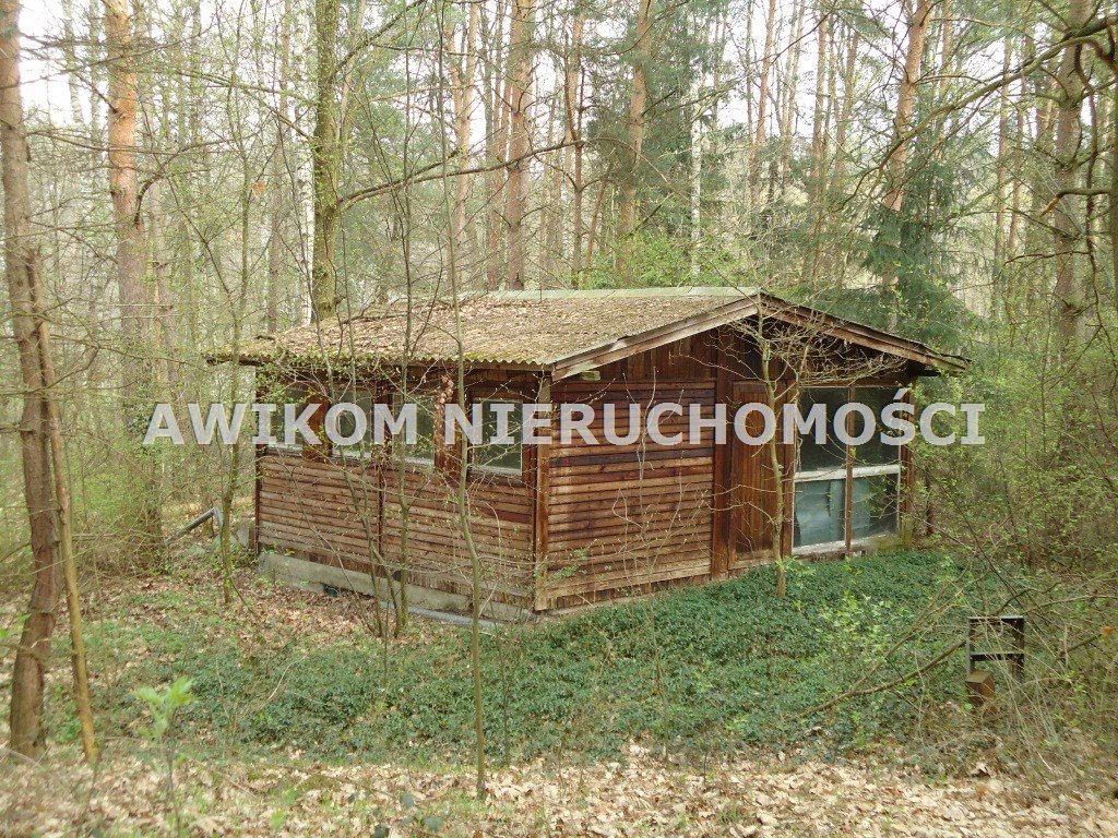 Działka 4100 m² z domkiem, media, las, spokojna okolica Adamów-Wieś  4 100m2 Foto 1