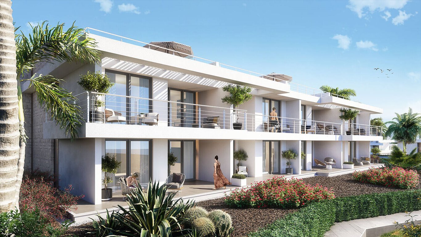 Nowoczesny apartament 2+1 z basenem i tarasem w Girne Cypr, Karaagaç, Karaağaç, Girne, Cypr Północny  89m2 Foto 1