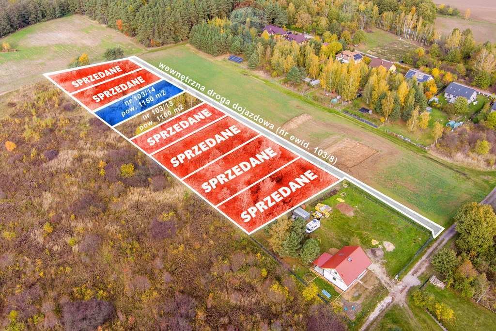 Działka budowlana na sprzedaż Lipnica  1 150m2 Foto 2