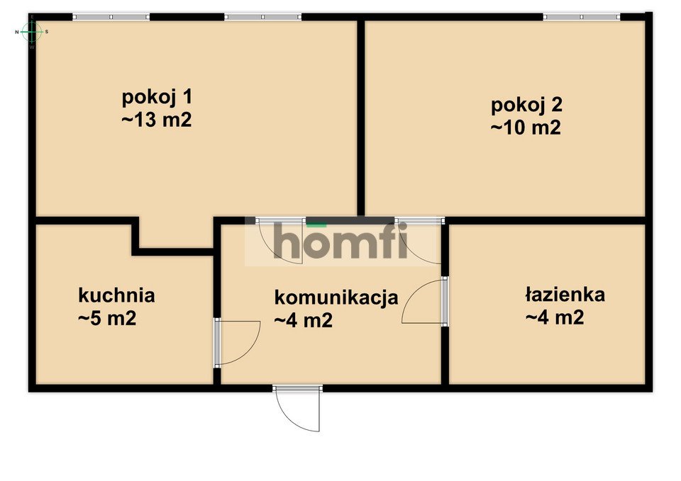 Mieszkanie dwupokojowe na sprzedaż Poznań, Wilda, Wilda, Przemysłowa  36m2 Foto 14