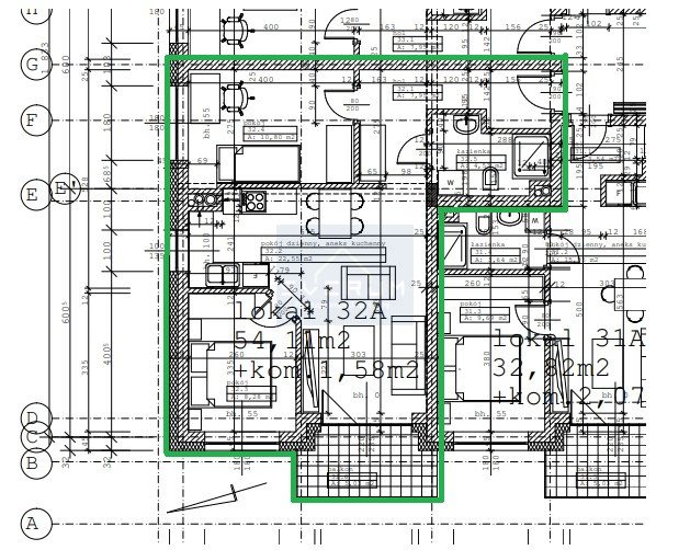 Mieszkanie trzypokojowe na sprzedaż Kłobuck  54m2 Foto 3