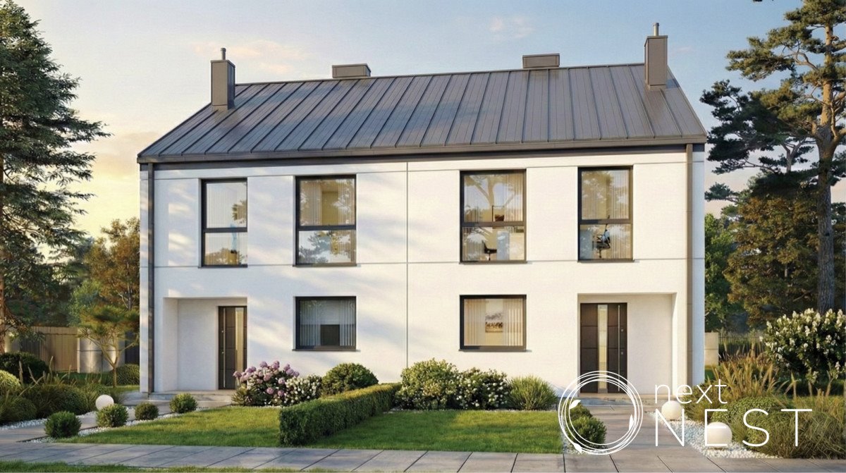 Dom bliźniak 118m2 z ogródkiem, garaż i nowoczesne media Wólka Pracka  118m2 Foto 1