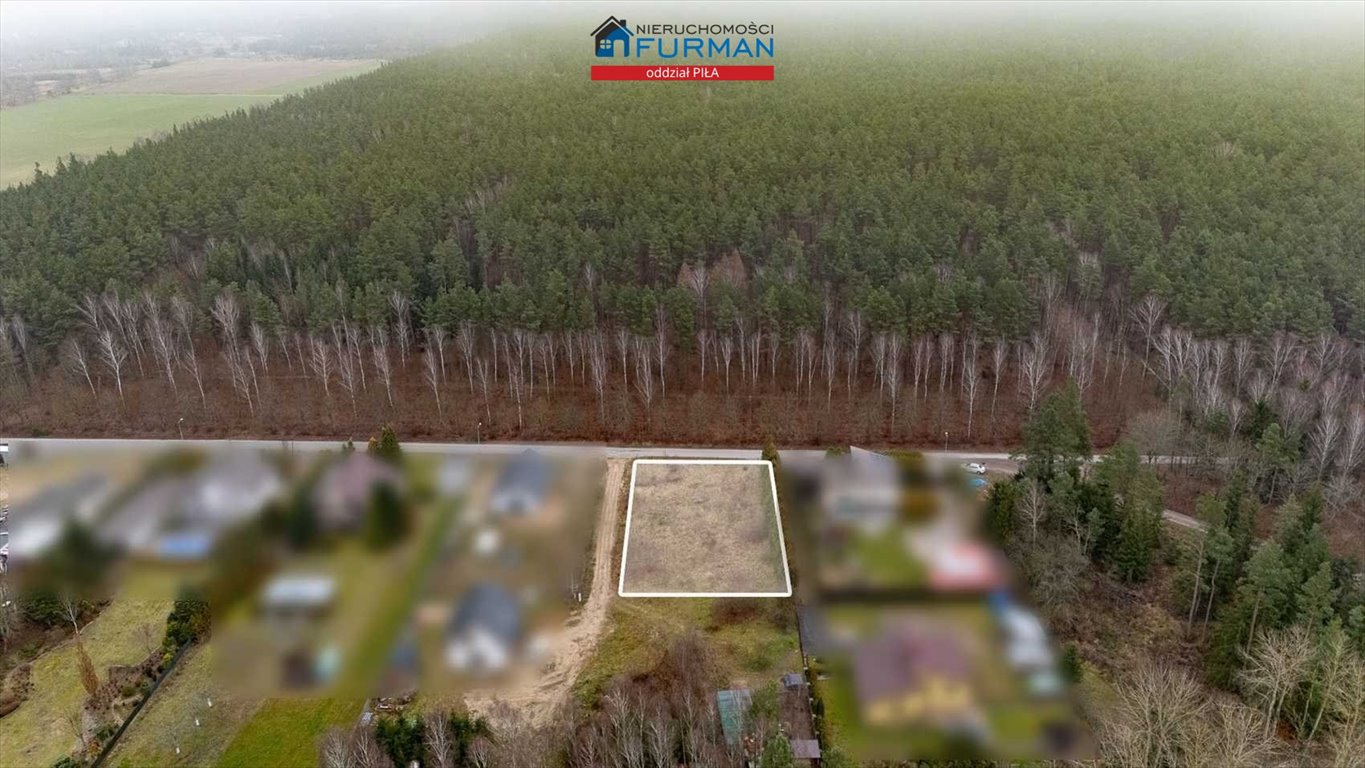 Działka 1151 m² z warunkami zabudowy, las, cisza Skórka  1 151m2 Foto 1
